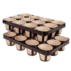 Skelly Tray X 3 And 36 Jiffy Bio Pots -Garden Plant Shop 130325 6