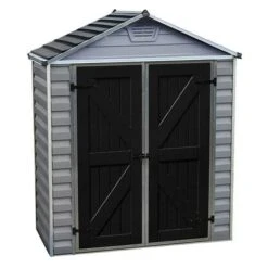 Palram 6x3 Skylight Grey Deco Apex Shed -Garden Plant Shop 160732 2
