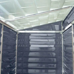 Palram 4x6 Skylight Grey Pent Shed 13 Palram 4x6 Skylight Grey Pent Shed -Garden Plant Shop 160733 4