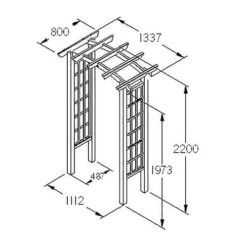 Ryeford Arch -Garden Plant Shop 161043 3