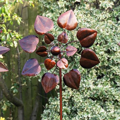 Set Of 4 Flower Wind Spinners 4 Set Of 4 Flower Wind Spinners - Image 4